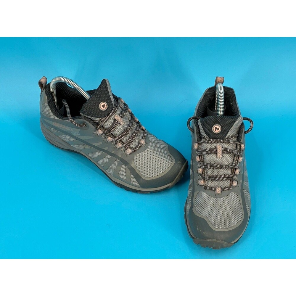 Merrell Siren Edge Q2 Waterproof Women’s Hiking Shoes Gray Pink Size 8
